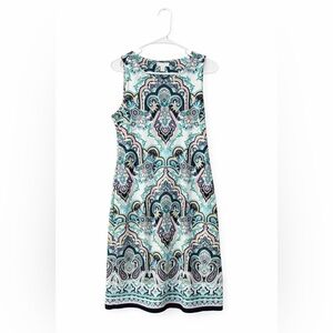 Charter Club Paisley Sleeveless Dress Women’s Medium Pastel Summer Lightweight